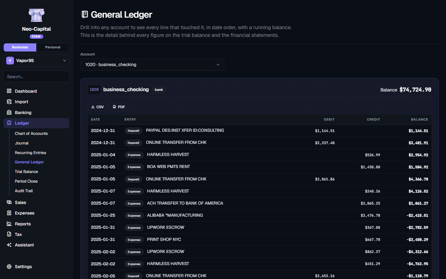 General Ledger