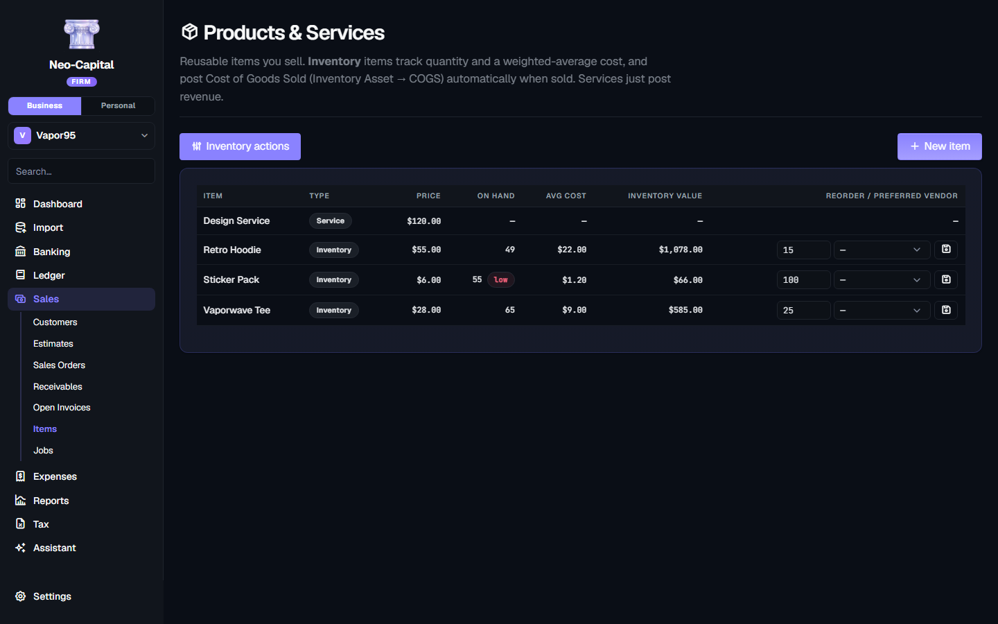 Products & Services